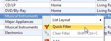 QuickFilter