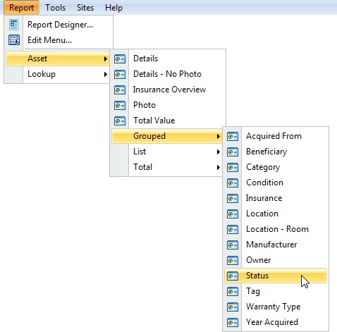 ReportMenu